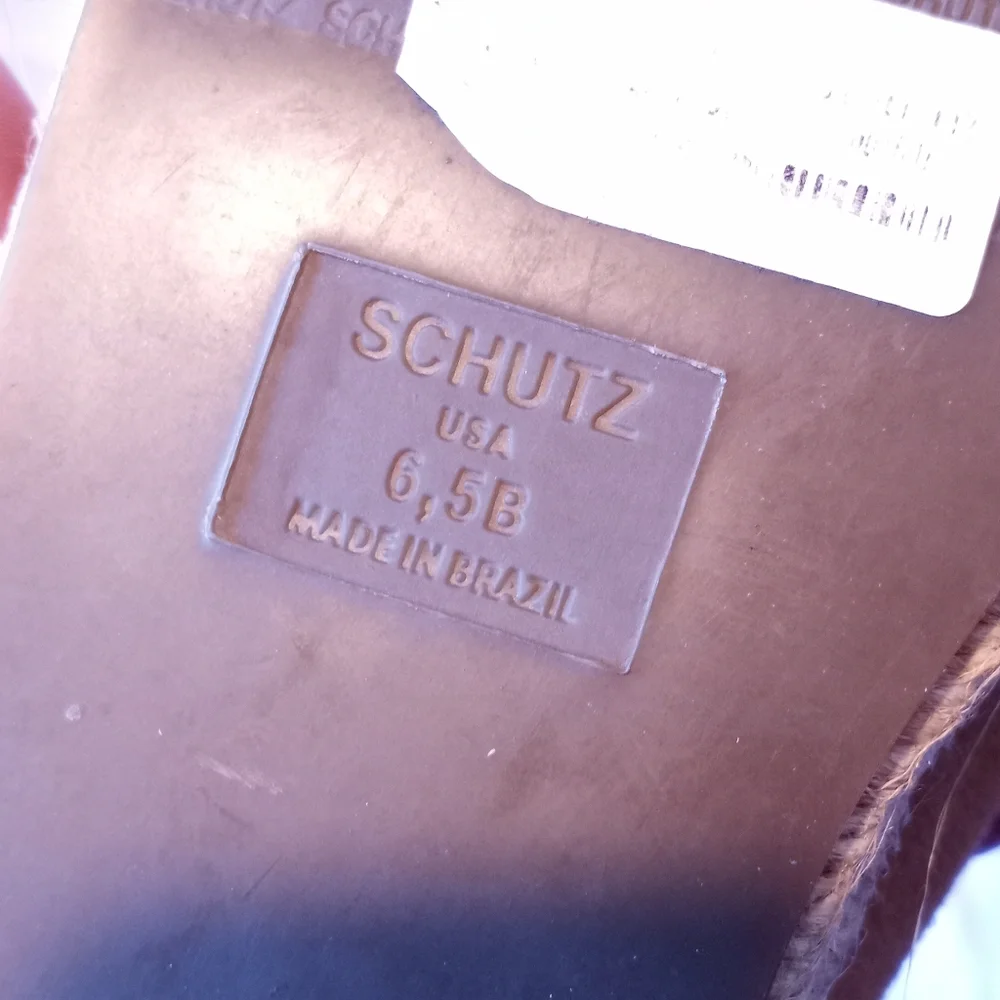 NWOB - SCHUTZ Oakes Suede & Leather Flatforms